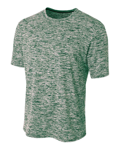 A4 Space Dye Tech Shirt (N3296), Color 'Forest'